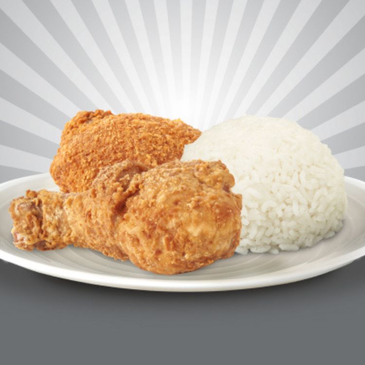 2 pcs Ayam + 1 pcs Nasi by Wendy's