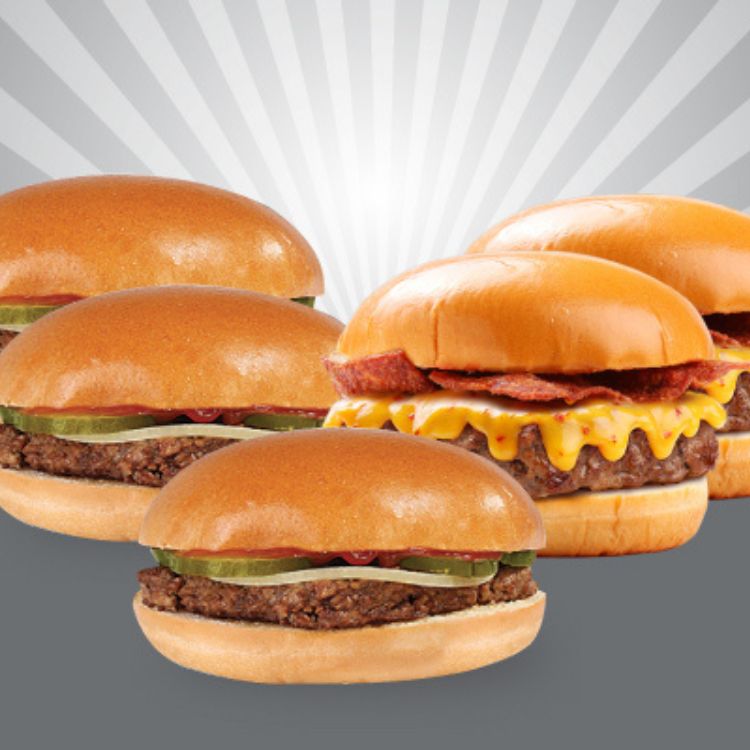 3 buah Beef Burger + 2 buah Spicy Cheese Beefanator dari Wendy's