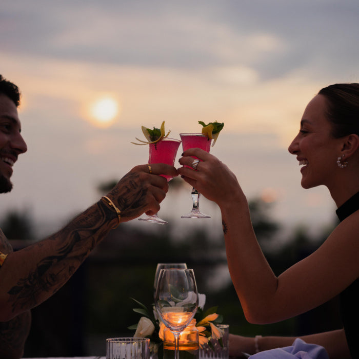 Romantic Candle Light Dinner at Boheme Restaurant (Shore Amora Canggu)