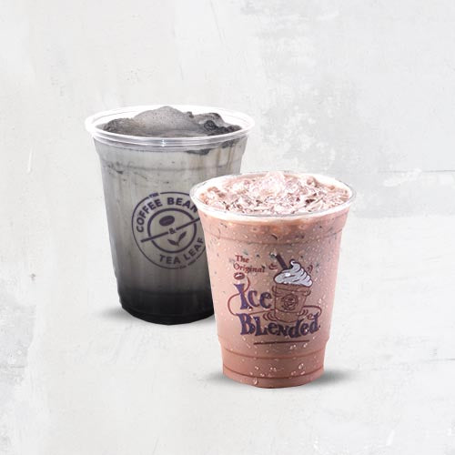Buy 1 Iced Hazelnut Latte (S) Get 1 Iced Hazelnut Charcoal (S) by The Coffee Bean & Tea Leaf