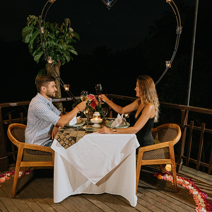 Romantic Dinner at Kemangi Ubud Resto (Adiwana Svarga Loka)